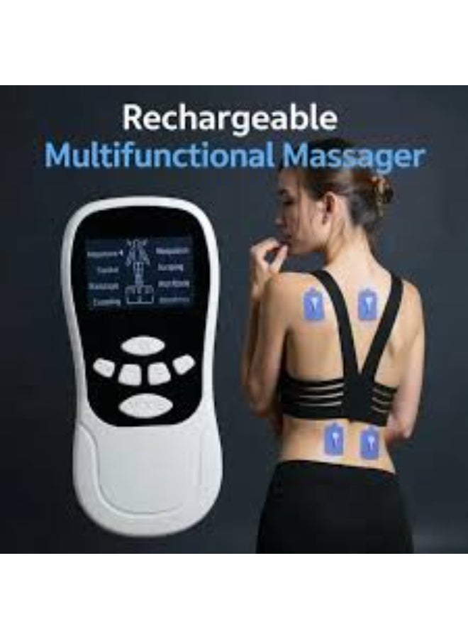 Blueidea TENS Machine – Muscle Stimulator for Body Relaxation, Electric Pulse Massager EMS Unit with 8 Modes & 4 Pads - Image 2