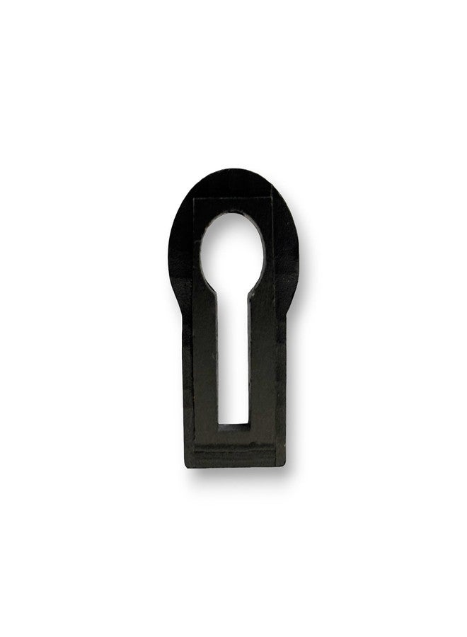 Moksh Plus Brass Fancy Key Hole Cover Medium for Small Lock (Pack of 6 Pcs.) (Z-Black) - Image 4