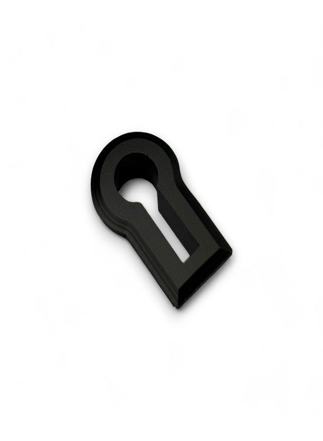 Moksh Plus Brass Fancy Key Hole Cover Medium for Small Lock (Pack of 6 Pcs.) (Z-Black) - Image 3