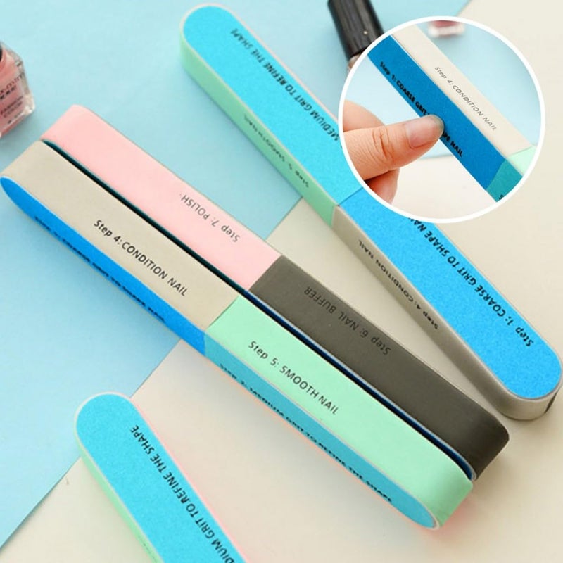 EZABILLA Professional Multi-Sided Nail File & Buffer - Manicure Tool for Natural Shine and Cinematic Softness - The Perfect Gift for Her - Image 4