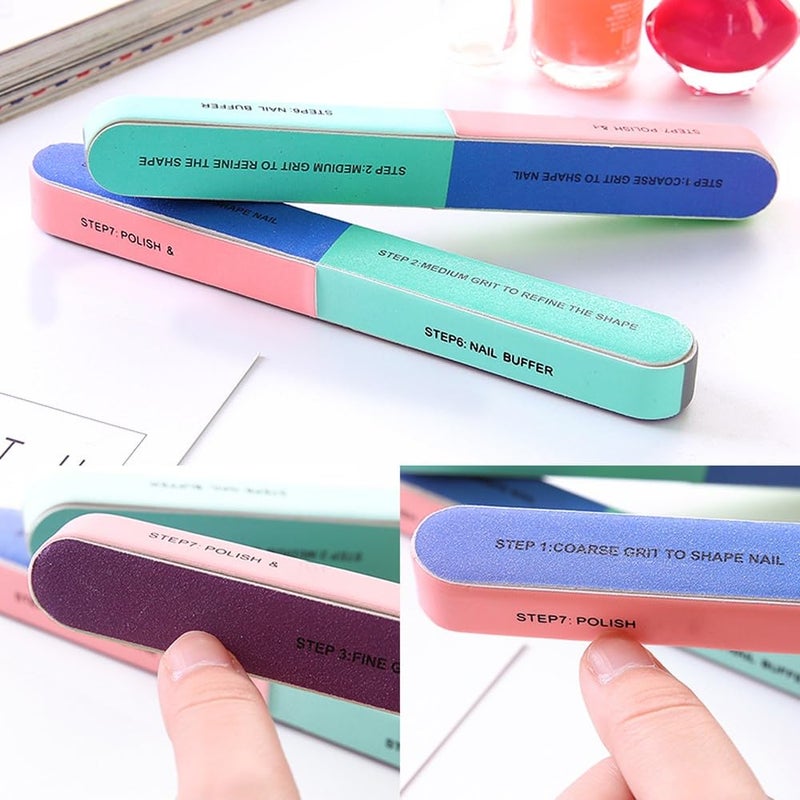 EZABILLA Professional Multi-Sided Nail File & Buffer - Manicure Tool for Natural Shine and Cinematic Softness - The Perfect Gift for Her - Image 2