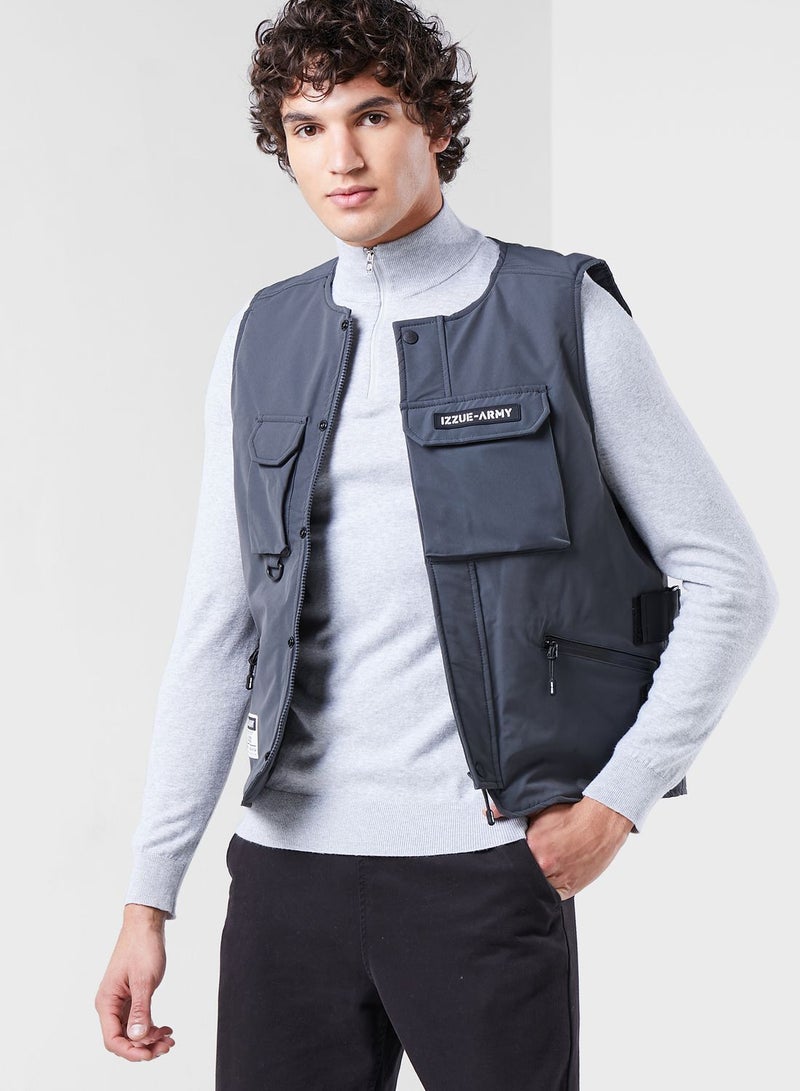 izzue Logo Gilet - Image 1