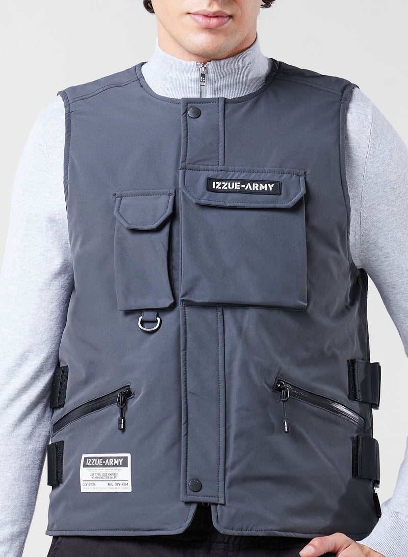 izzue Logo Gilet - Image 3