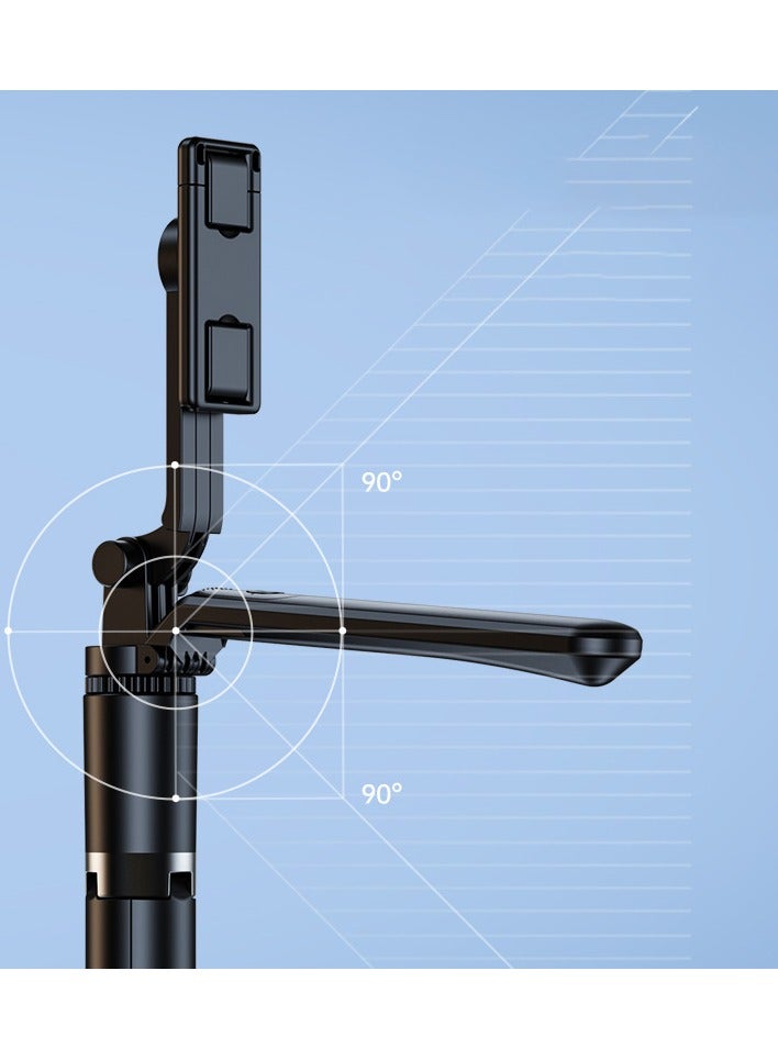 Bluetooth Extendable Selfie Stick with Tripod Stand 170CM Long Selfie Stick 3 in 1 Selfie Stick Compatible with All Android and iOS Devices 360 Degree Rotatable Selfie Stick with Bluetooth - Image 2