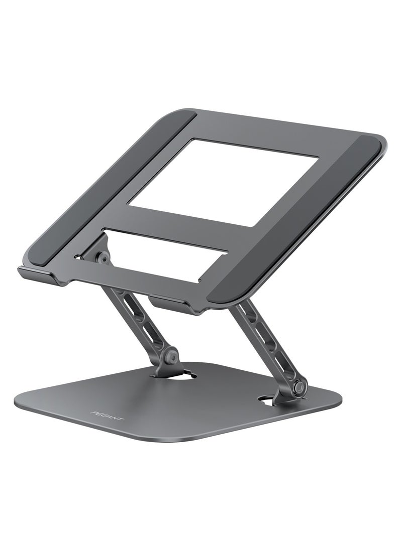 PEGANT PEGANT Adjustable Laptop Stand for Desk, Ergonomic Portable Foldable Steel 10-16" Laptop Organizer, Lightweight Notebook Holder for Home Office Travel, Compatible with MacBook Dell HP Lenovo ASUS  - Image 1