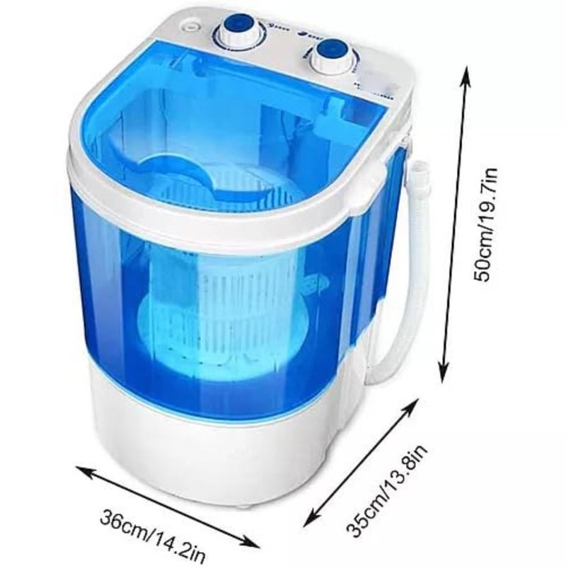 Mini Shoe Washing Machine, 4.8 kg Capacity, 2-in-1 for Clothes and Shoes, Bionic Wave Wheel -DX2041 - Image 5