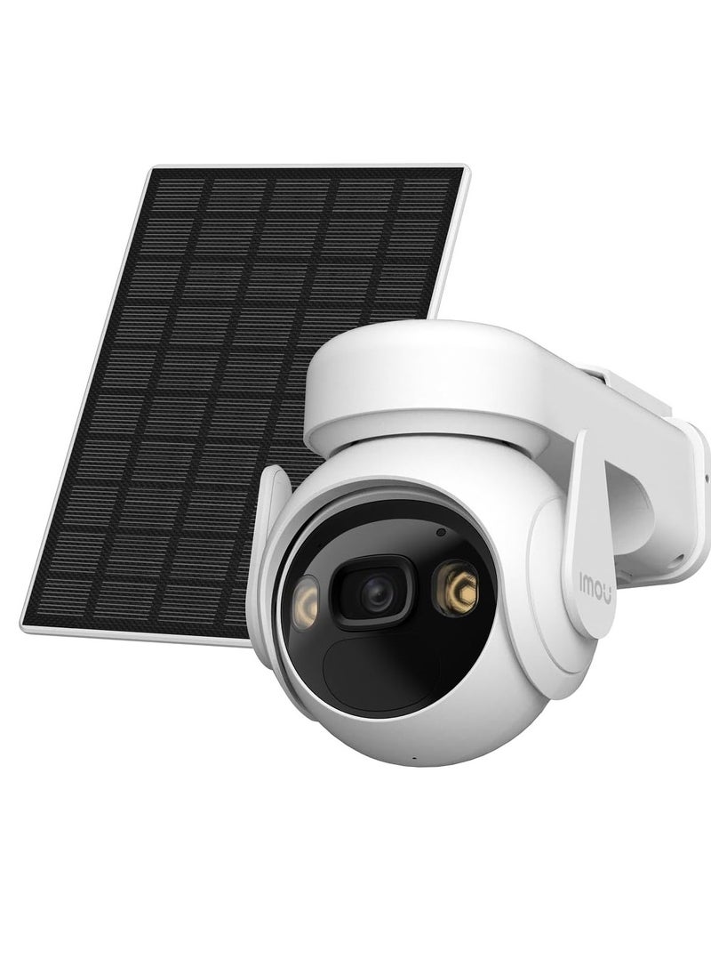 IMOU - Cell PT 4G 2K Solar Security Camera Outdoor Wireless 15000mAh Battery CCTV Camera WiFi Home Security Camera 360°, Color Night Vision, AI Human Detection,Auto Tracking,Siren,2 Way Audio, IP66,Work with Alexa (IPC-K9EN-3T0TE-EU) 3MP - Image 1