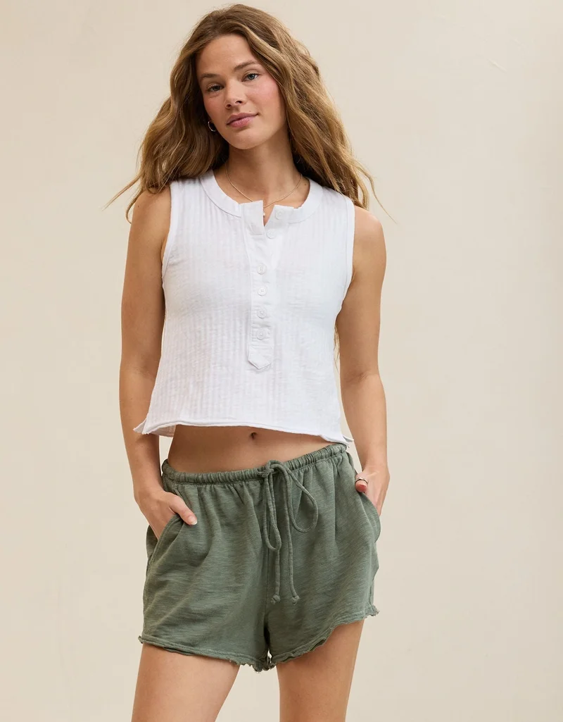 Aerie Henley T-Shirt Tank