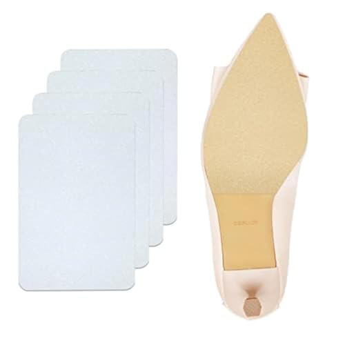 Ashoesert Sole Protector for High Heels, Shoes Grips on Bottom of Shoes,Shoe Bottom Protectors Anti Slip Grips Self Adhesive Silicone Non Slip Shoe Pads - Image 1
