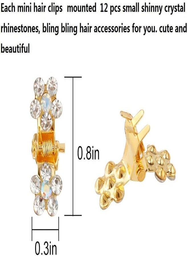 WECROO Mini Claw Metal Clips Daisy Flower Design Small Clutcher Barrettes Hair Accessories for Women and Girls (Pack of 12) - Image 4