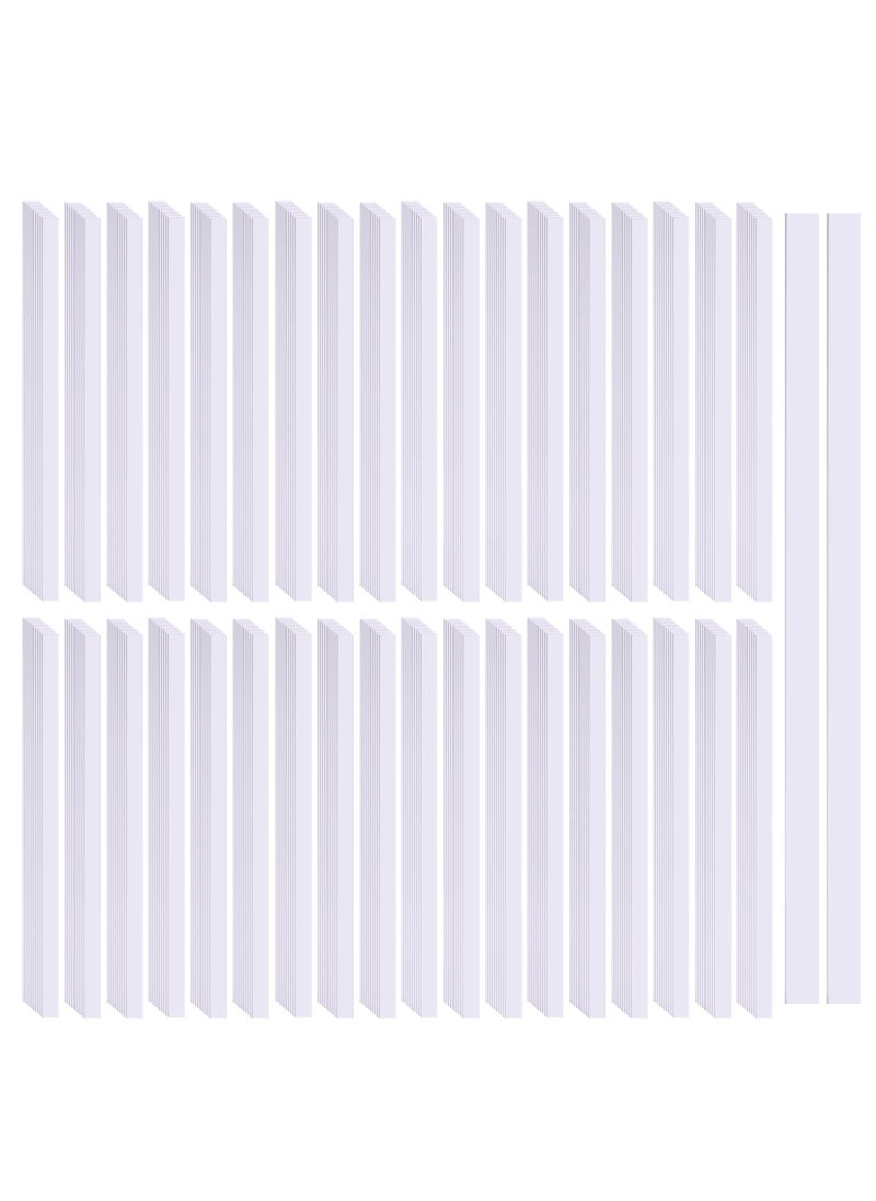 Landhoow Landhoow 400 Pcs Perfume Tester Strips White Fragrance Paper Strips Perfume Scent Cologne Test Card Aromatherapy Blotter for Essential Fragrance Oil Smell 