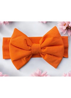 BABYGIZ Baby Girl Headbands-Infant Toddler Cotton Handmade Hairbands with Big Bows Child Hair Accessories (Orange, 3-36 Month) - pzsku/ZCB69264383BA64A0ECB2Z/45/_/1737032049/e3c8abe9-189f-4a02-875b-c384e4b953fe