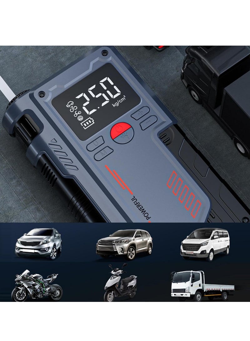 Car Battery Jump Starter Box - LED Digital Display, Portable Car Jumper, Accurate Jump Starter Box Power Supply for Cars - Image 5