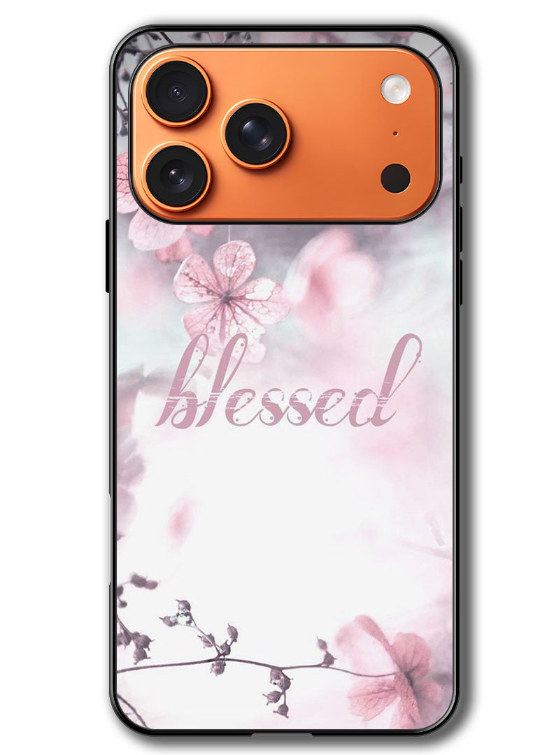 Theodor Case Compatible with Apple iPhone 17 Pro 6.3 Inch Protection Shockproof Bumper Cover Blessed - Image 1
