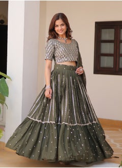 Super Asian Designer Primum Embroidery  Lehenga Choli Wedding Collection  - Image 4