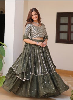 Super Asian Designer Primum Embroidery  Lehenga Choli Wedding Collection  - Image 5