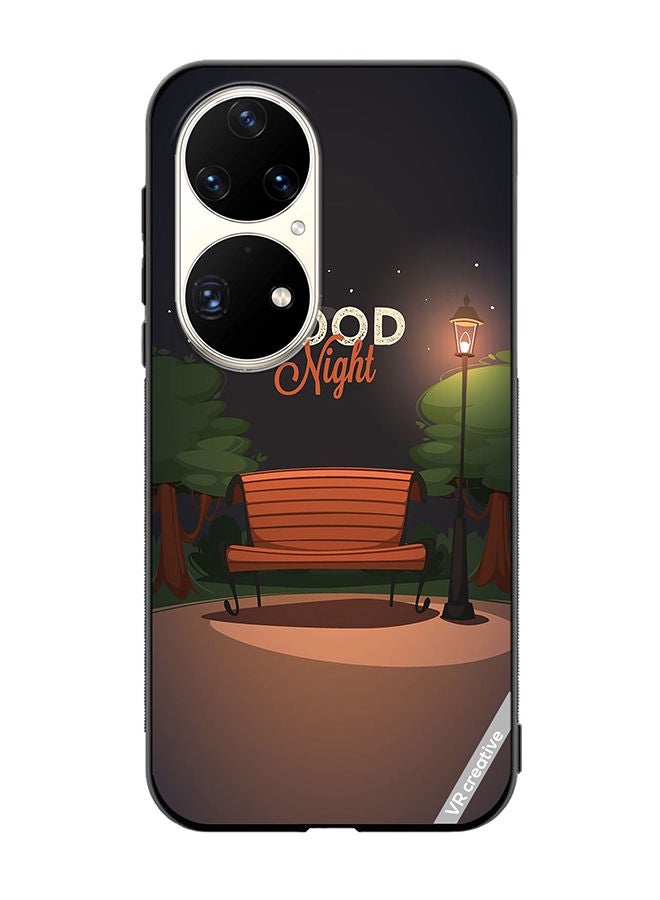 VR CREATIVE Protective Case Cover For Huawei P50 Pro Good Night Design Multicolour - Image 1