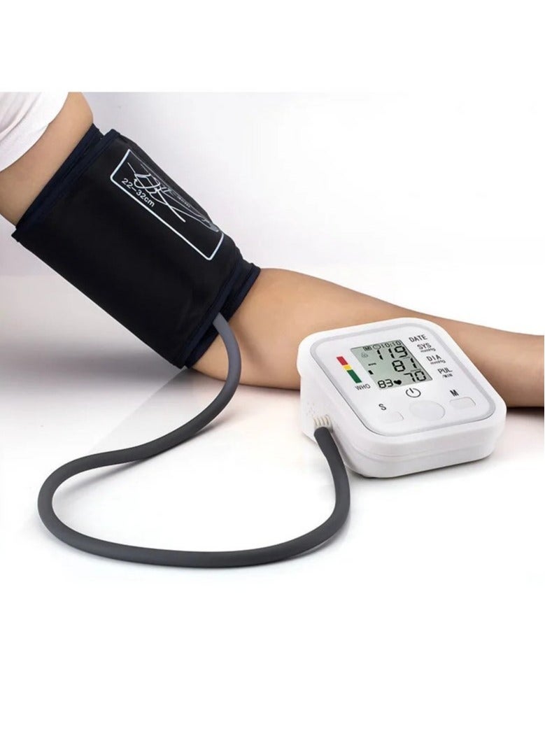TIGER Digital Blood Pressure Monitor with Large LCD Display | Automatic Upper Arm BP Machine | Accurate Heart Rate & Blood Pressure Monitoring | Portable & Easy-to-Use  - Image 4