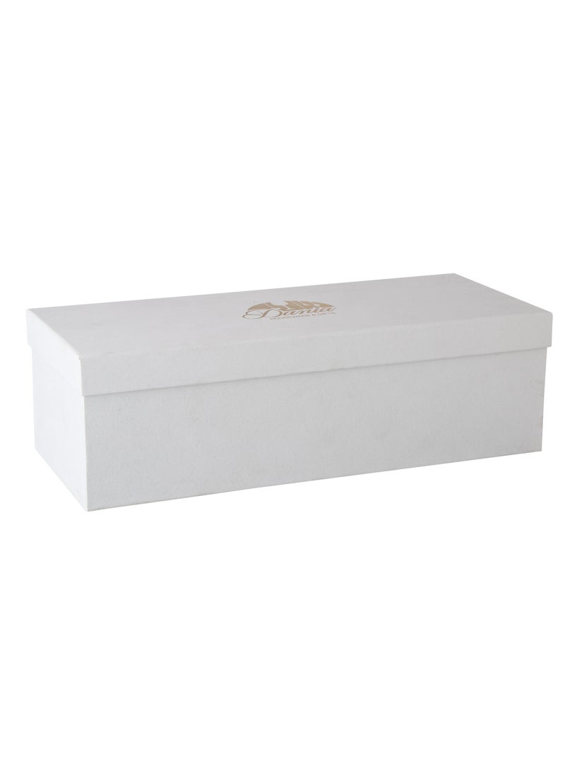 Dania Porcelain nuts serving plate, 3 pieces, with a golden metal tray  - Image 5