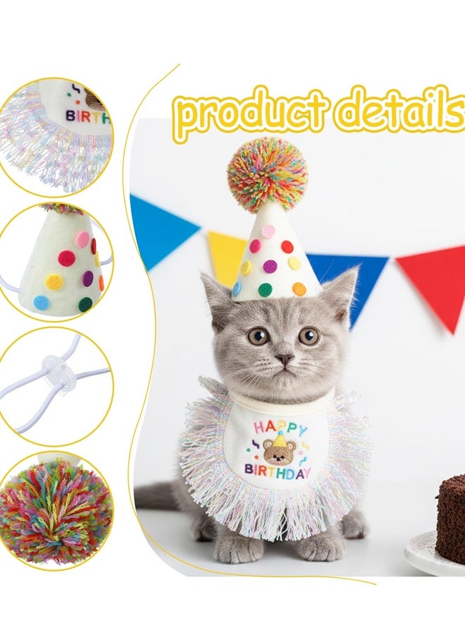 Cat & Dog Birthday Hat Set, Party Decorations for Small Medium Pets - Image 5