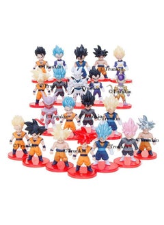 Trunkin Trunkin DBZ 21 Pcs Set B Anime Figure Son Goku GohanVegeta Frieza Vegeto Trunks Piccolo Figurine Collectible Anime Weeb PVC Collection Model Figures  - Image 2