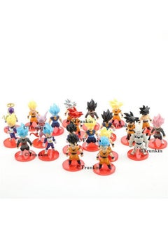 Trunkin Trunkin DBZ 21 Pcs Set B Anime Figure Son Goku GohanVegeta Frieza Vegeto Trunks Piccolo Figurine Collectible Anime Weeb PVC Collection Model Figures  - Image 3