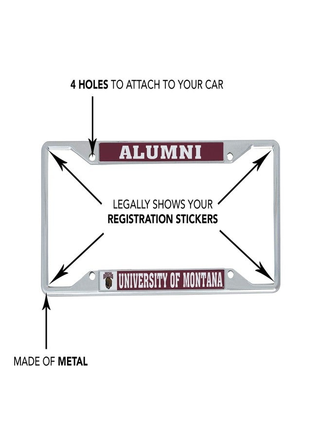 Desert Cactus University of Montana License Plate Frame Grizzlies UM Griz UMont Metal Car Tag Holder for Front or Back of Car Officially Licensed (Alumni) - Image 5