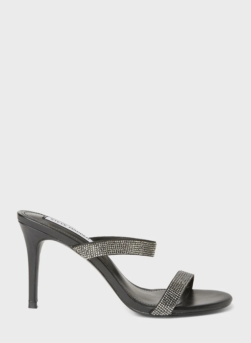 STEVE MADDEN Linnett Embellished High Heel Sandals
