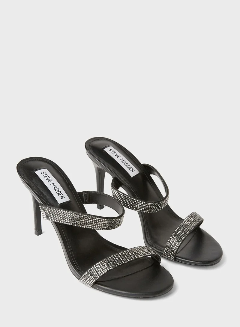 STEVE MADDEN Linnett Embellished High Heel Sandals