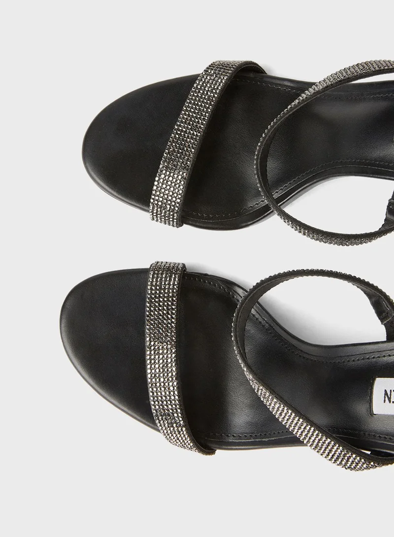 STEVE MADDEN Linnett Embellished High Heel Sandals