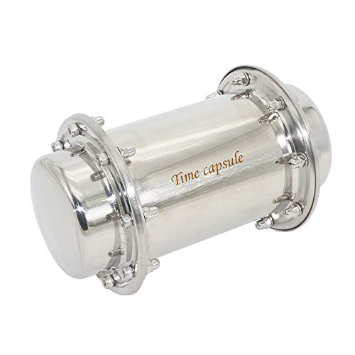 Jasni Time Capsule Stainless Steel Waterproof Container(7.6 Inch) - Image 1
