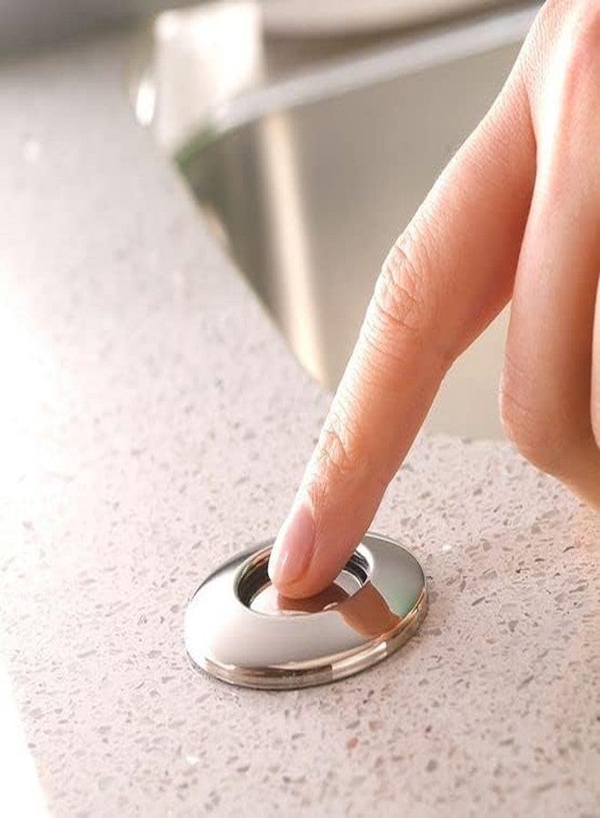 INSINKERATOR Garbage Disposal Air Switch Kit, Dual Outlet Sink Top Switch Button for All INSINKERATOR Food Waste Disposer Models, Chrome/White STS-OO - Image 2