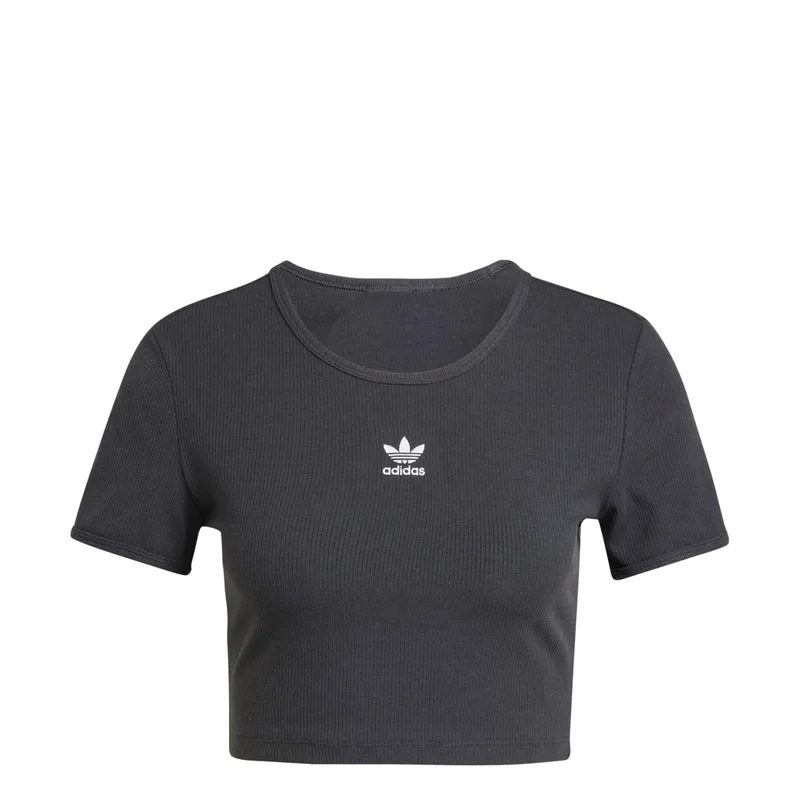 Adidas ESS RIB TEE Black Originals Women T-SHIRTS
