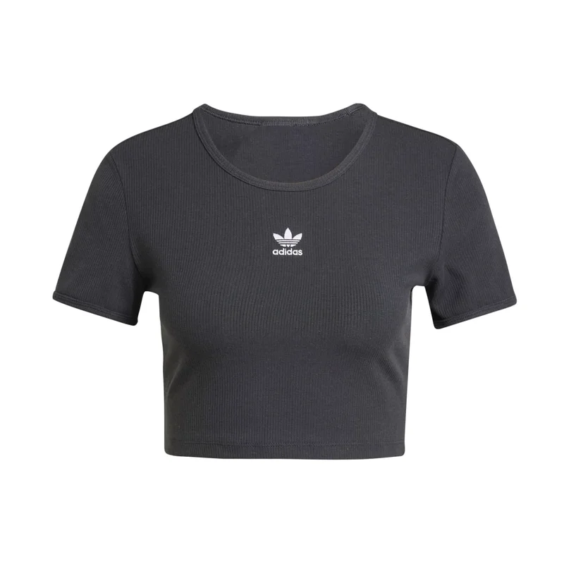 Adidas ESS RIB TEE Black Originals Women T-SHIRTS