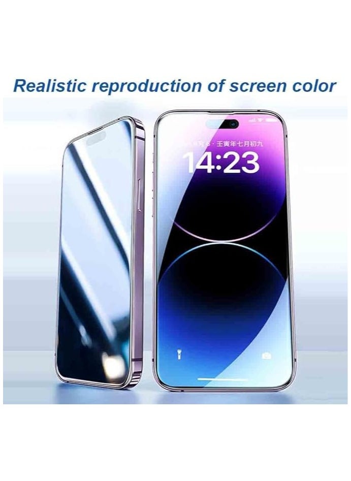Lito - Tempered Glass Screen Protector Li-to D+ Privacy | Edge to Edge Coverage | Anti- Glare | Fingerprint Resistant| Full Screen Protection (Compatible with iPhone 13 Pro max/14 Plus)) - Image 1