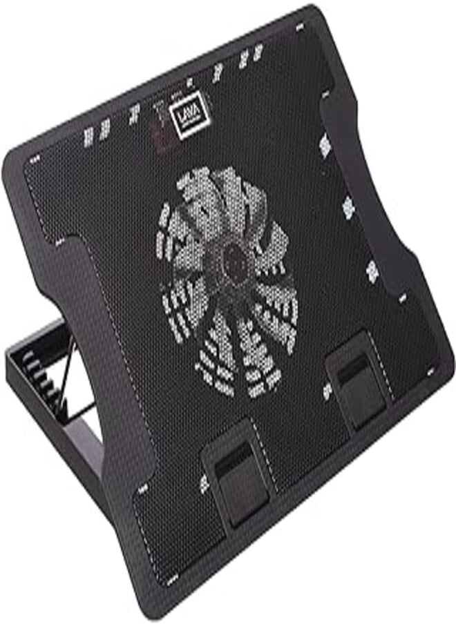 Generic Generic LAVA ST-120 Cooling Pad With Two USB Ports And Fan Control button For Laptop 392x266x67mm - Black 