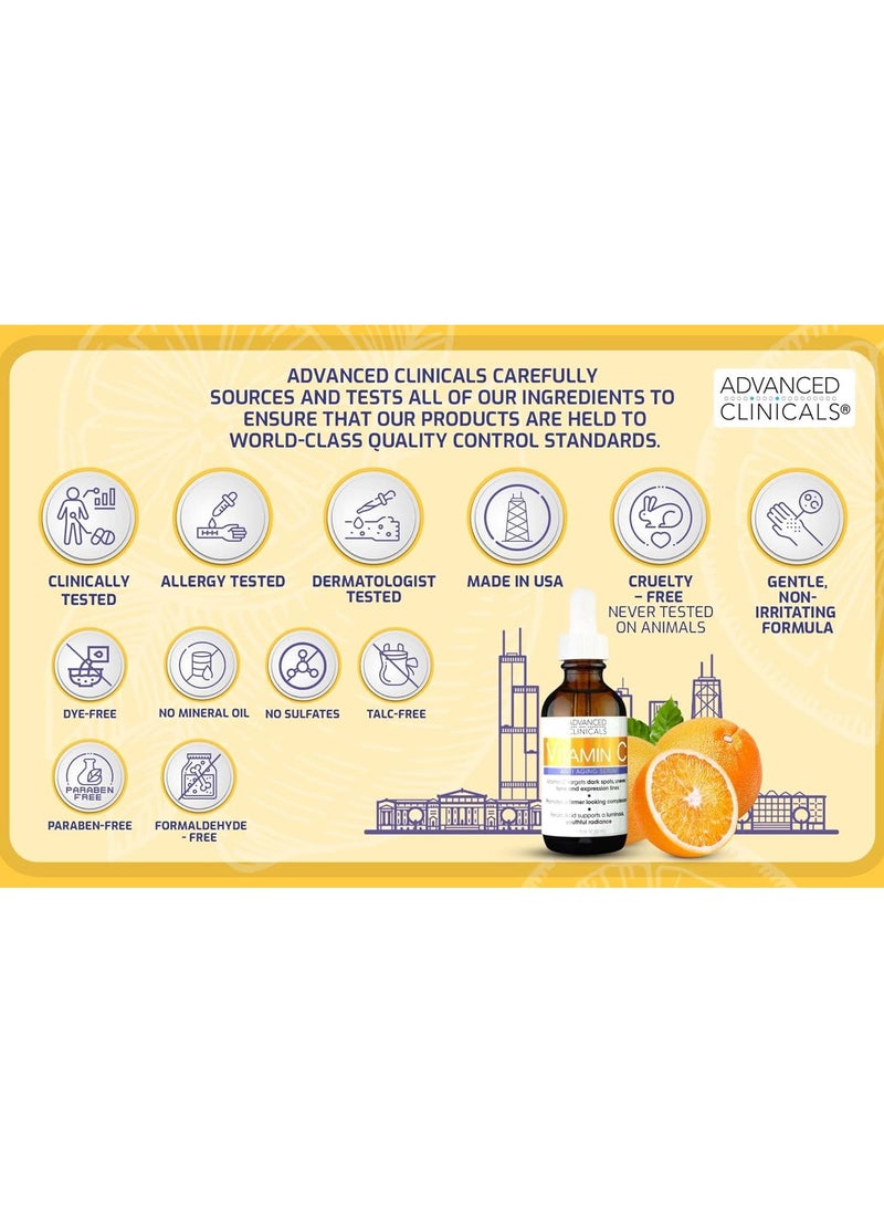 Advanced Clinicals - Vitamin C Serum, Anti-Aging - 52 ml - Image 1