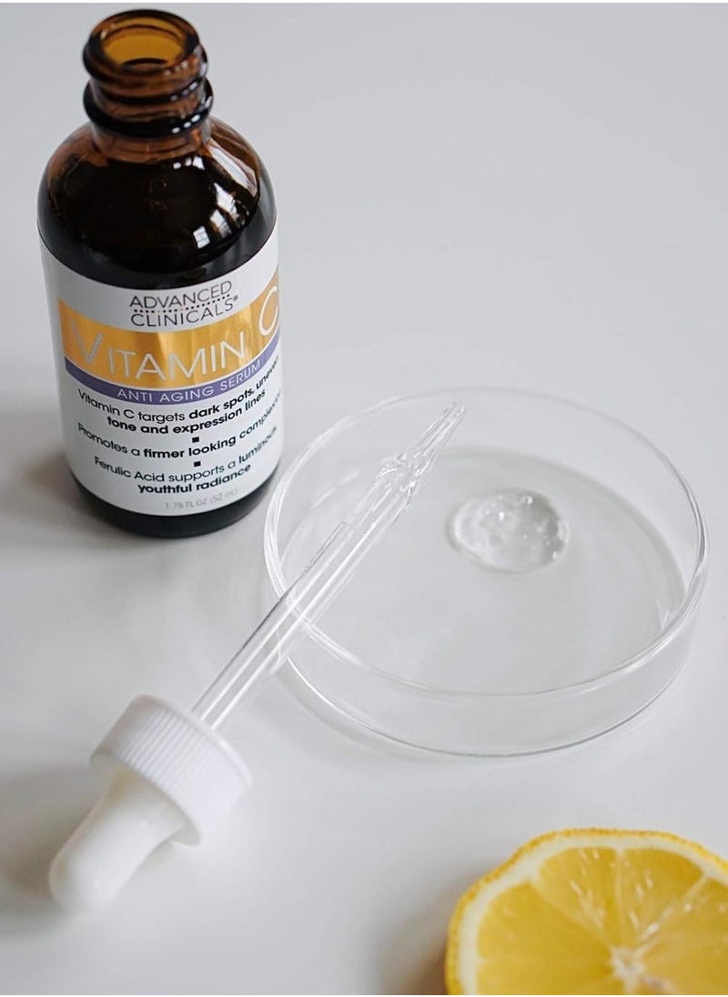 Advanced Clinicals - Vitamin C Serum, Anti-Aging - 52 ml - Image 1