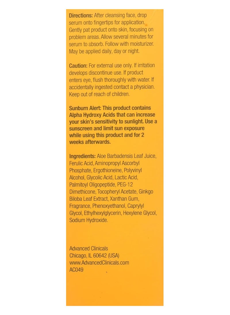 Advanced Clinicals - Vitamin C Serum, Anti-Aging - 52 ml - Image 1