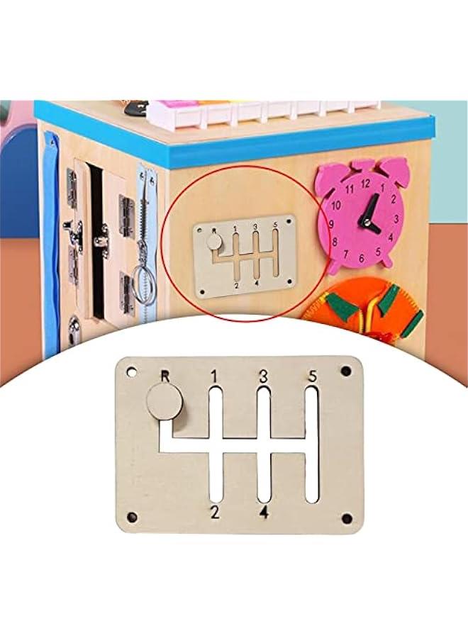 لوحة مشغولة مواد ملحقات دي إكس DIY ألعاب تعليم مبكر عملية متينة أحاجي أجزاء لوحة حسية لألعاب الإدراك حضانة رعاية نهارية، مستطيلة - Image 5
