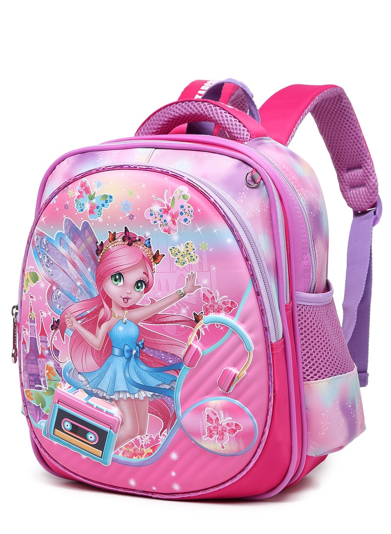 Stargold Baby Backpack 3Pcs Combo For Baby Girl With Adjustable Strap For School 12 Inch - Image 2