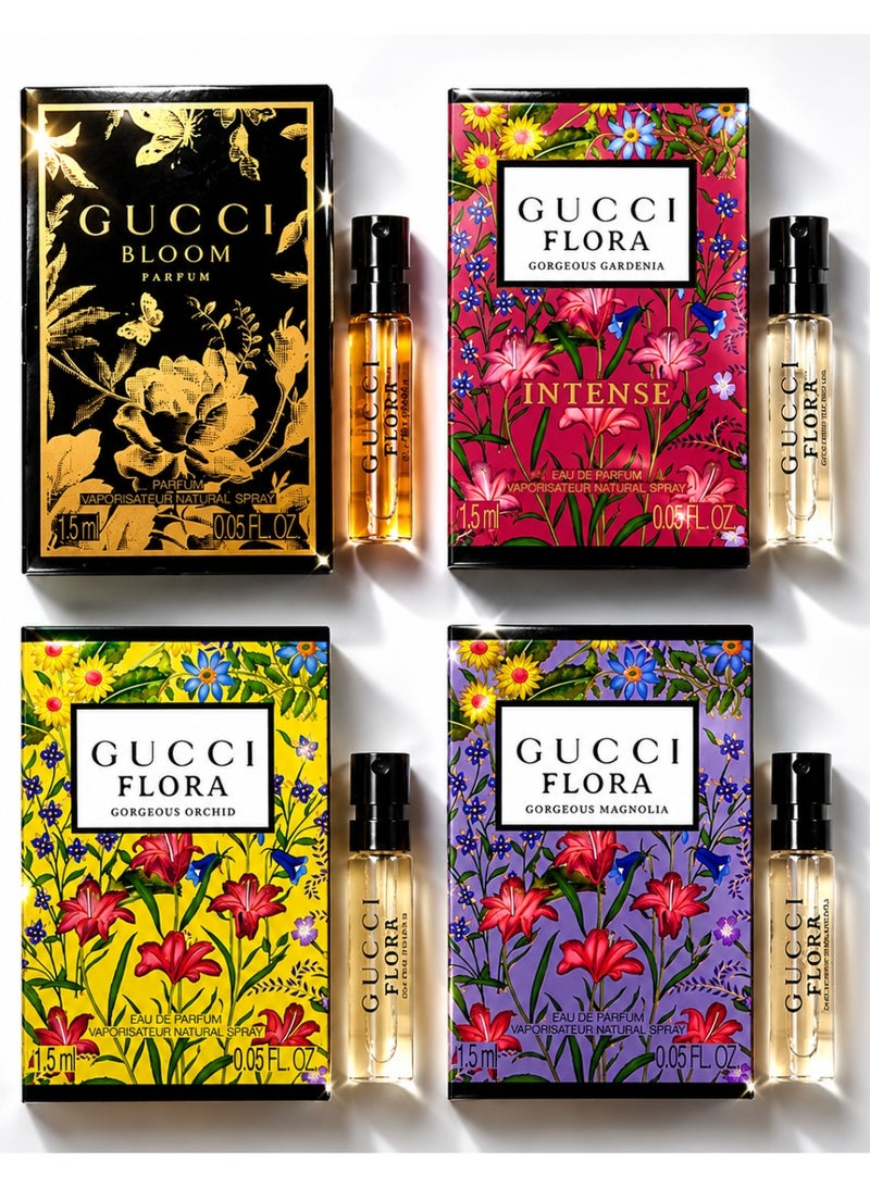 غوتشي Gucci Perfume Set, 4 Pieces, 1.5ml 1.5ml - Image 1
