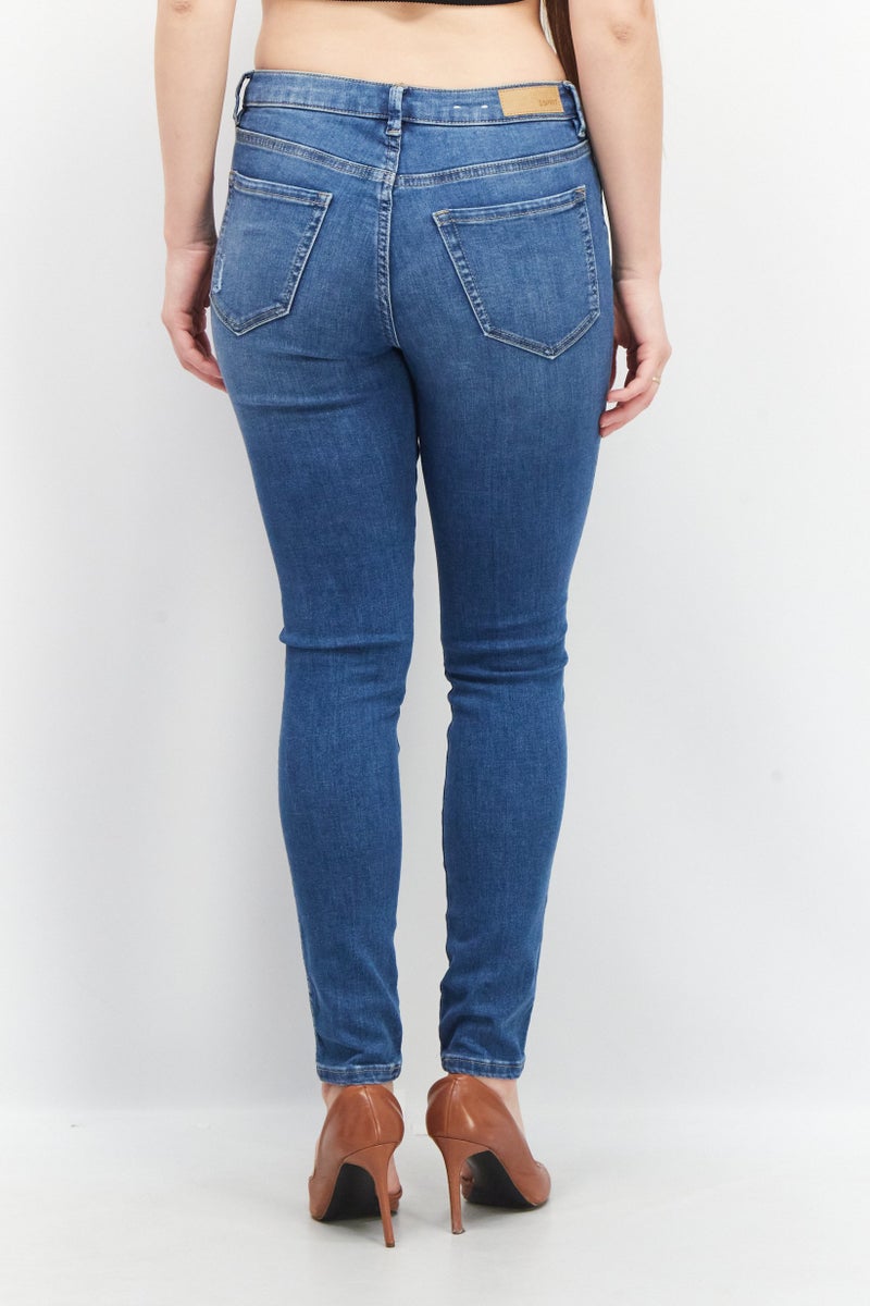 ESPRIT جينز ضيق للنساء، قابل للتمدد، أزرق - Image 3
