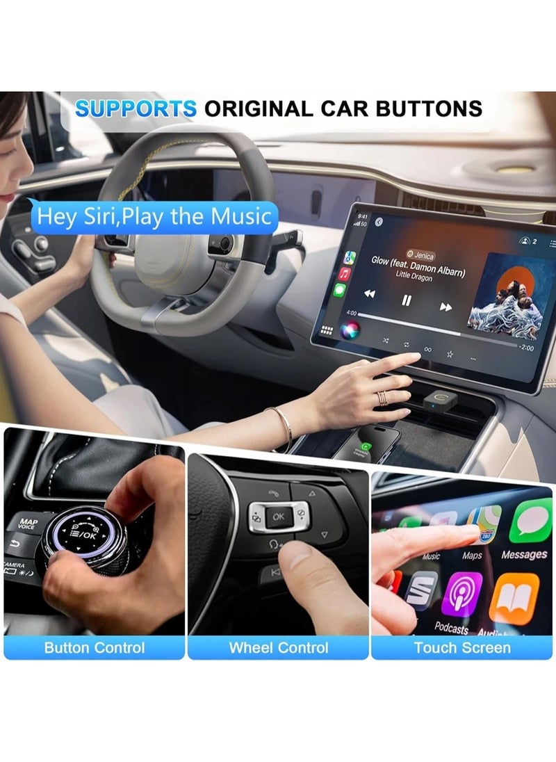 ديقيساند محول CarPlay اللاسلكي الجديد لنظام Android Auto سلكي إلى صندوق Ai للسيارة الصغيرة 2 في 1 لسيارات Audi وToyota وVW وPeugeo  - Image 4