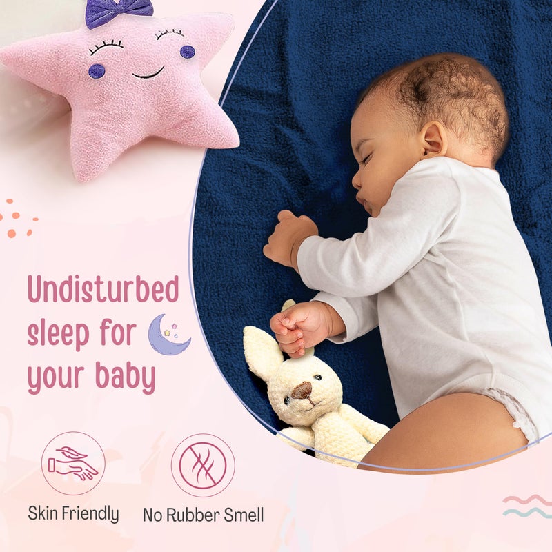 LuvLap Instadry Anti-Piling Fleece Extra Absorbent Quick Dry Sheet for Baby, Baby Bed Protector, Waterproof Baby Sheet, Small Size 70x100cm, Pack of 1, Navy Blue - Image 4