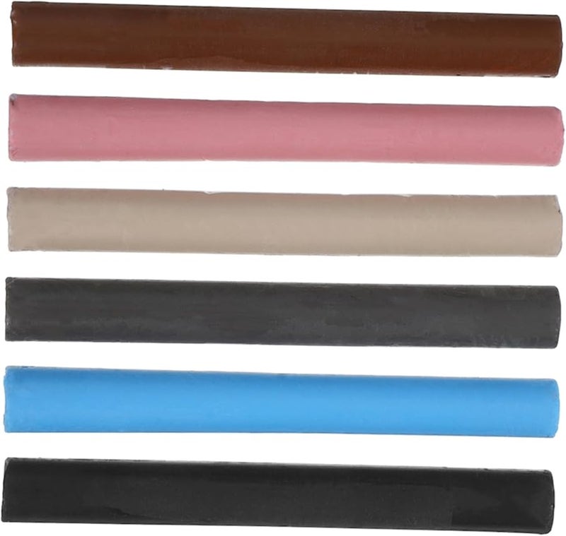 6Pcs Wood Repair Markers Wax Filler Sticks For Furniture Scratch Fix On Tables Doors Floors - Image 1