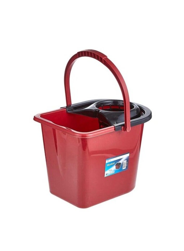 Home Pro Mop Bucket Red 15L