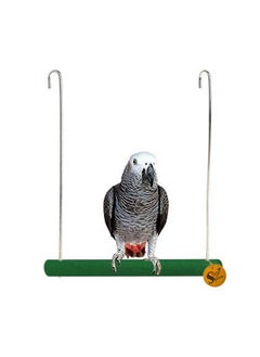 Sage Square Sage Square Playful Natural Wood Sand Perch Swing Toy Cage Hanging Platform, Climbing, Exercise Perch for Birds (Small & Large) (Pack of 2)  - Image 3