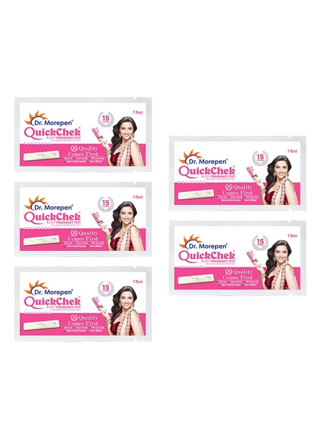 دكتور.موربين مجموعة اختبار الحمل الرقمي DR. MOREPEN Quickchek Advance - لا تتطلب قطارة، عبوة تحتوي على 5 اختبارات - Image 1