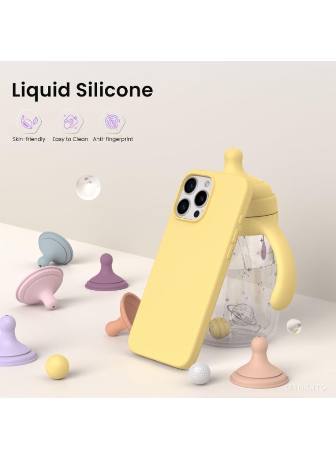 MUNTAQI Silicone Case for iPhone 15 Plus – Soft Liquid Silicone Gel Rubber Case with Microfiber Lining, Slim Fit Shockproof Protective Cover, Anti-Scratch, Wireless Charging Compatible, 6.7 Inch (2023) - Image 4